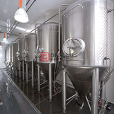 기술 맥주 냉각 재킷 스테인리스 양조 탱크를위한 Customizable 2000L 맥주 발효 작용 탱크