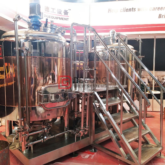 500L 구리 양조장 에일 / 라거 레스토랑 / brewpub 아일랜드 맥주 맥주 양조 시스템 사용