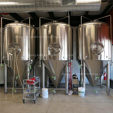 10BBL 보조개 재킷 스테인리스 기술 맥주 발효 작용 탱크