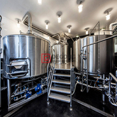 증기 난방 맥주 양조장 mashing 체계를 가진 7BBL 스테인리스 맥주 양조 장비