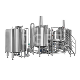 15BBL TUV ISO 세륨에 의하여 증명서를주는 산업 사용 된 원뿔 스테인리스 맥주 양조장 체계