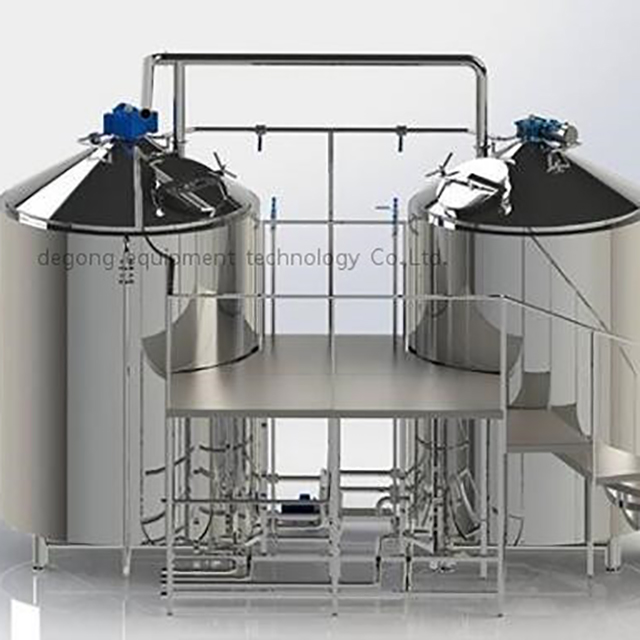 판매를 위해 주문을 받아서 만들어지는 500L 2 배 / 3 배 / 4 배 스테인리스 맥주 양조장 장비