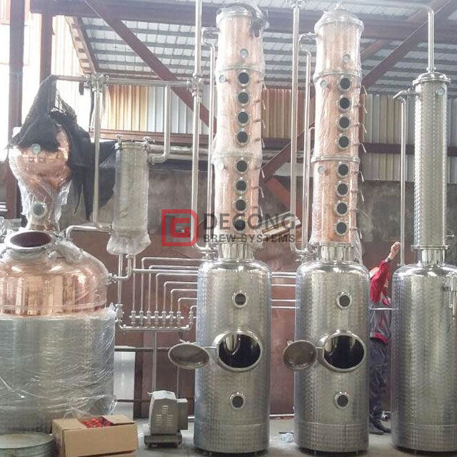 200L / 500L / 1000L 증류 장비 스테인리스 에탄올 증류 장비, 보드카 / 진 알코올 생산 장비