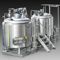 상업적인 사용 된 맥주 양조장 장비를위한 1500L 2/3/4의 배 맥주 양조장 양조 체계 양조 주전자