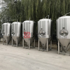 500L 두 배 벽 보조개 재킷 Stainles 유효한 강철 원뿔 격리 된 맥주 발효 작용 탱크