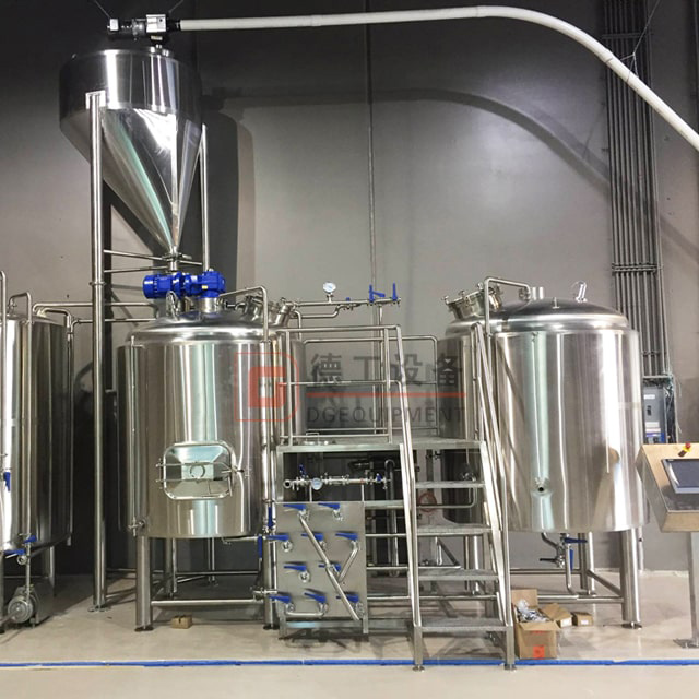 10BBL 증기 난방 3 개의 배 맥주 Brewhosue 상업적인 이용 된 완전한 양조장 장비