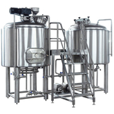 10BBL 맥주 양조장 장비 증기는 양조장 스테인리스 양조장 높은 명망 남아메리카를 시동했습니다