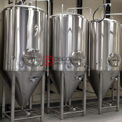 5BBL 상업적인 스테인리스 보조개 재킷 맥주 발효 작용 탱크 / 원통형 원뿔 탱크